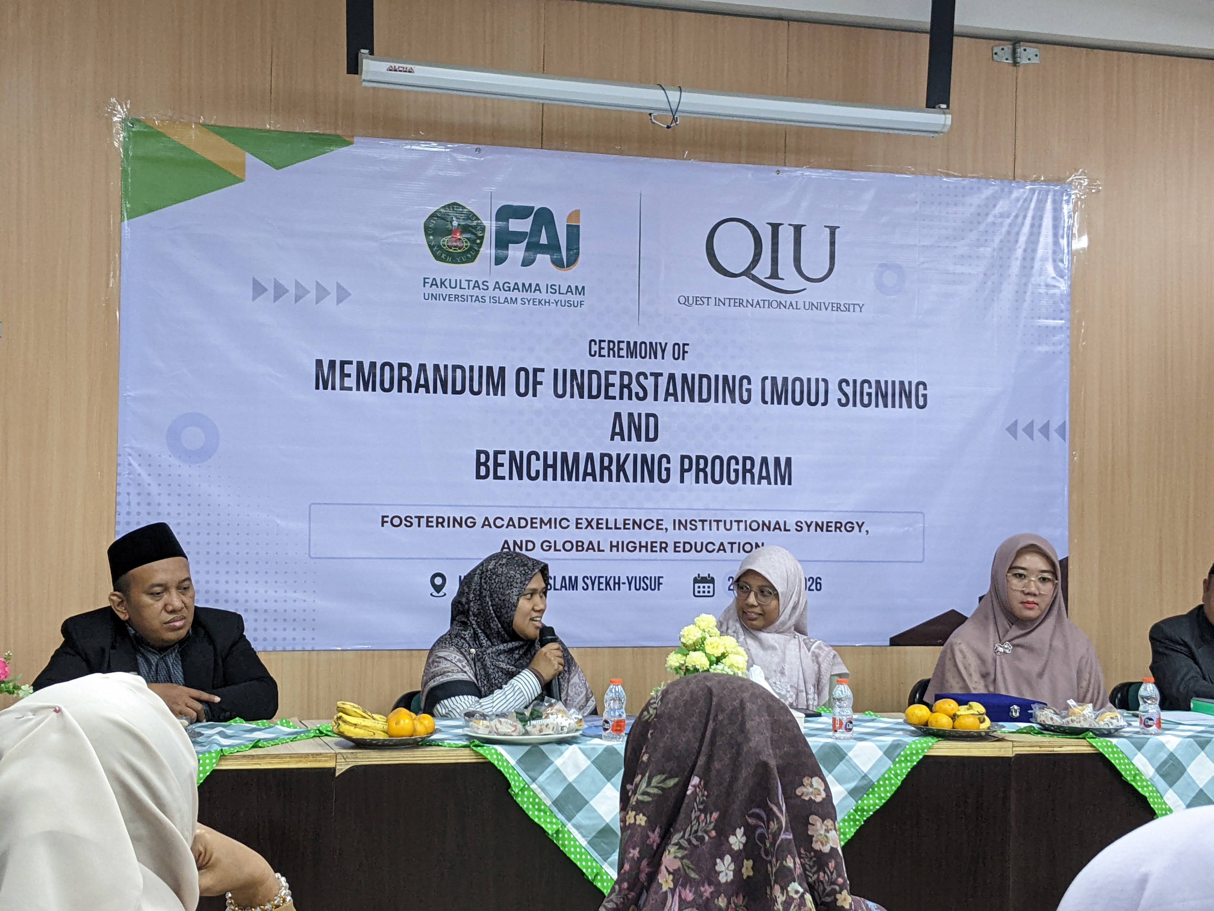 MoU FAI UNIS dan Quest International University Malaysia