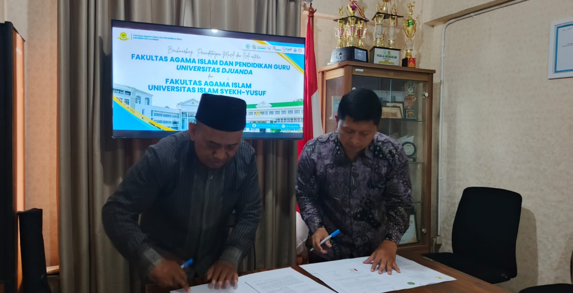 Penandatanganan MOU antara FAI UNIS dengan FAIPG Djuanda Bogor 