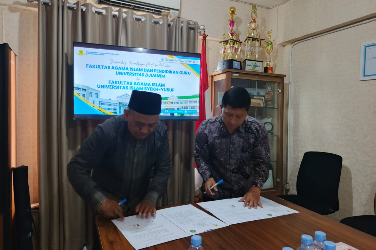 Penandatanganan MOU antara FAI UNIS dengan FAIPG Djuanda Bogor 